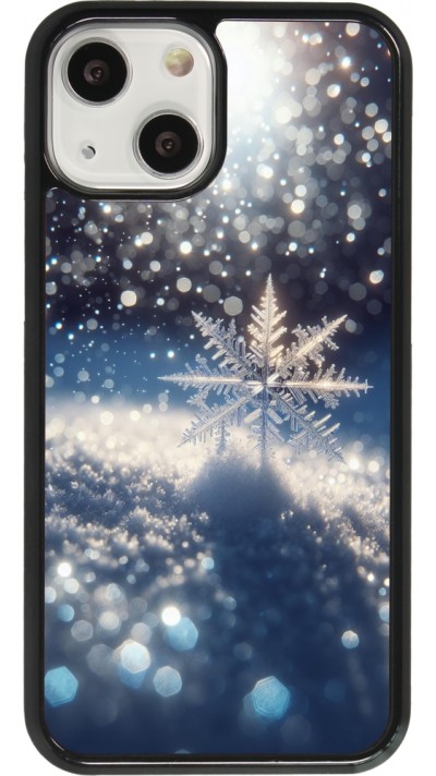 iPhone 13 mini Case Hülle - Schneeflocke Solar Glanz