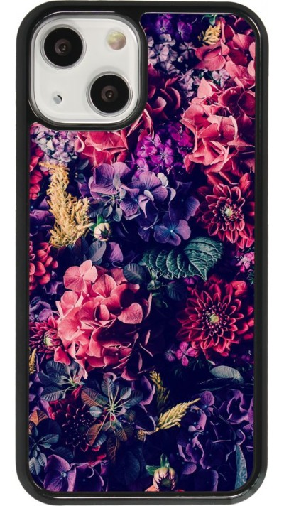 Hülle iPhone 13 mini - Flowers Dark