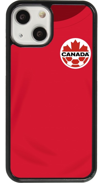 Coque iPhone 13 mini - Maillot de football Canada 2022 personnalisable