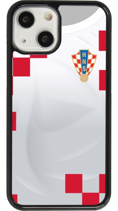 Coque iPhone 13 mini - Maillot de football Croatie 2022 personnalisable
