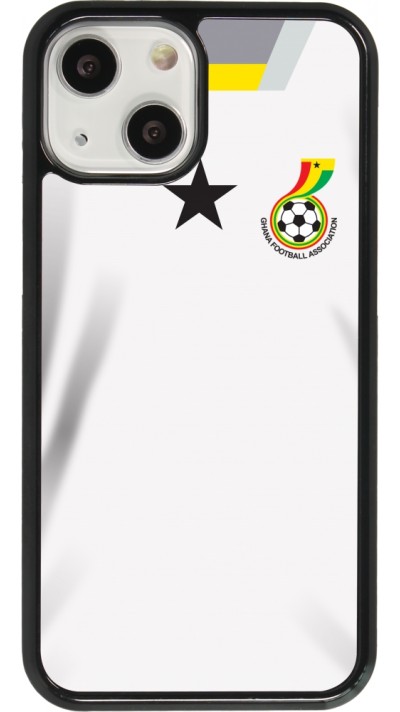 Coque iPhone 13 mini - Maillot de football Ghana 2022 personnalisable
