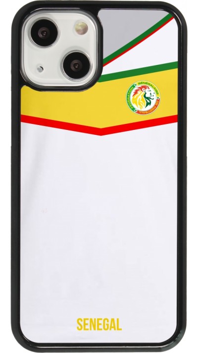 Coque iPhone 13 mini - Maillot de football Senegal 2022 personnalisable