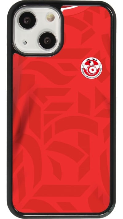 Coque iPhone 13 mini - Maillot de football Tunisie 2022 personnalisable