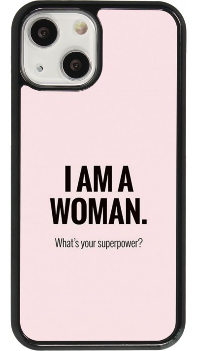 Hülle iPhone 13 mini - I am a woman