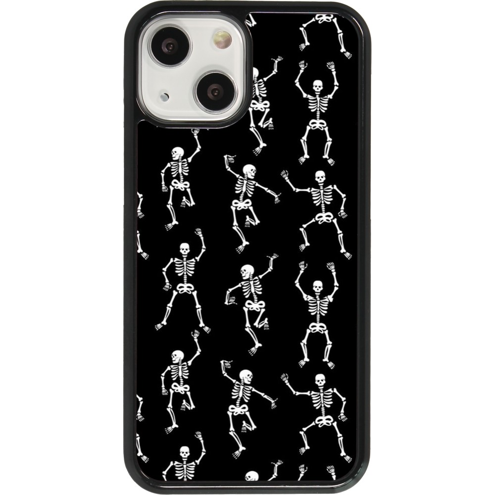 Coque iPhone 13 mini - Halloween 2024 dancing skeleton