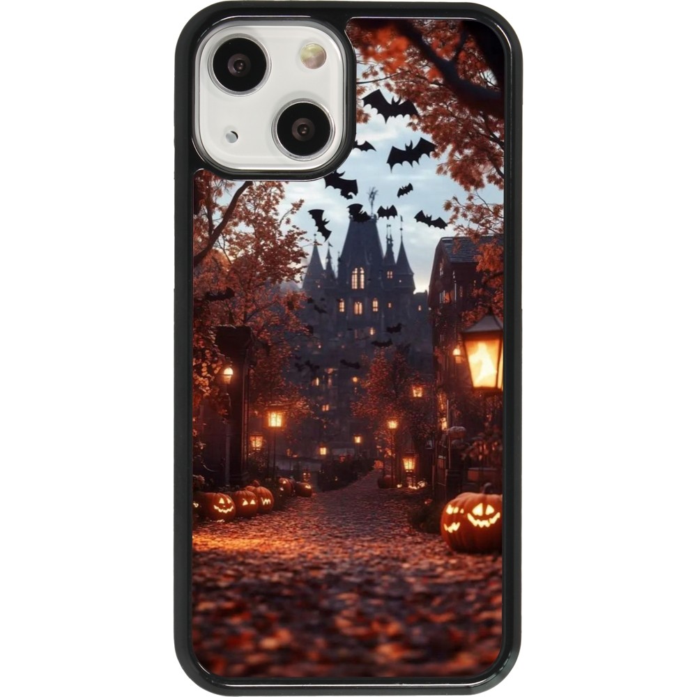 Coque iPhone 13 mini - Halloween 2025 Haunted house