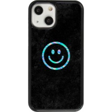 Coque iPhone 13 mini - Happy smiley irisé