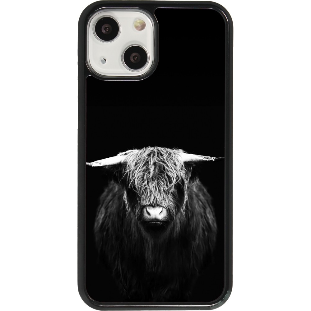 iPhone 13 mini Case Hülle - Highland calf black
