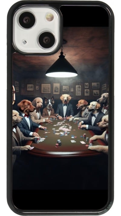 iPhone 13 mini Case Hülle - Die Pokerhunde