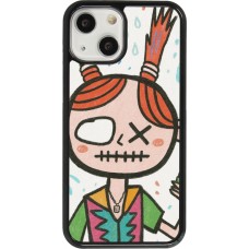 Coque iPhone 13 mini - Little Girl Sketch