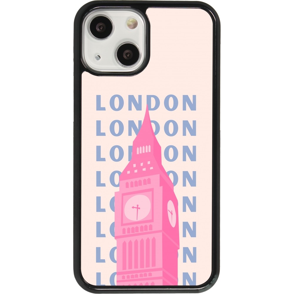 iPhone 13 mini Case Hülle - London Pink Print