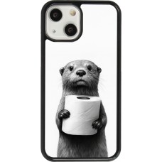 Coque iPhone 13 mini - Loutre papier de toilette