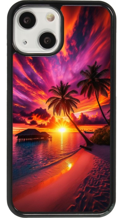 Coque iPhone 13 mini - Maldives Dusk Bliss