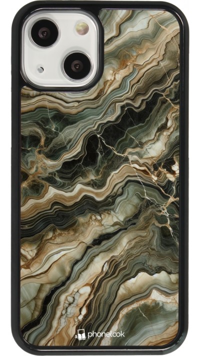 iPhone 13 mini Case Hülle - Oliv Marmor
