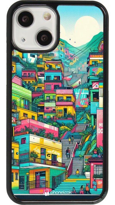 iPhone 13 mini Case Hülle - Medellin Comuna 13 Kunst