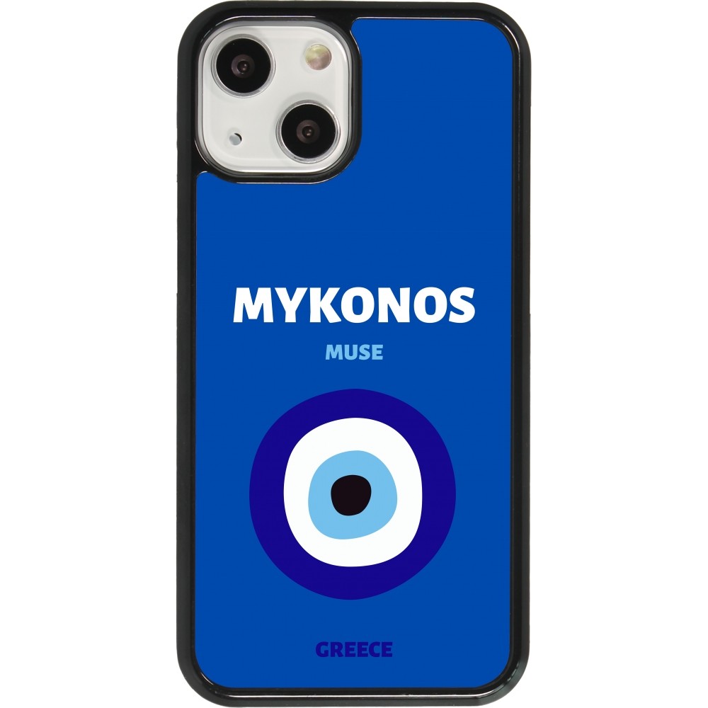 iPhone 13 mini Case Hülle - Pop Summer Destination Mykonos