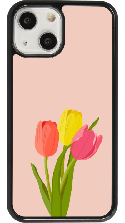 Coque iPhone 13 mini - Spring 23 tulip trio