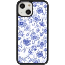 iPhone 13 mini Case Hülle - Spring 23 watercolor blue flowers