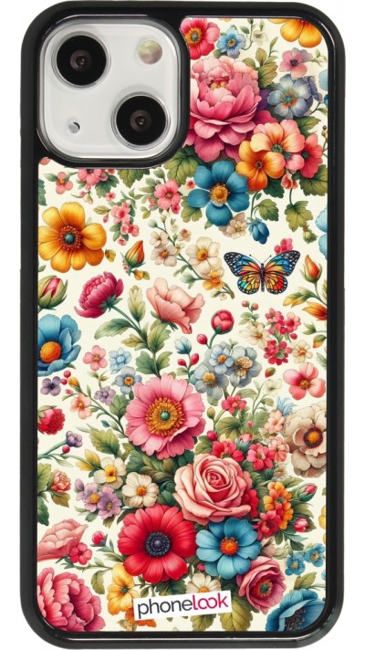 Coque iPhone 13 mini - Spring 25 printemps fleuri