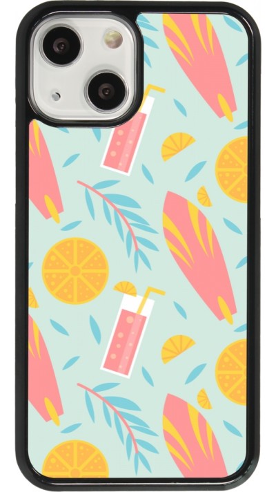 Coque iPhone 13 mini - Summer 2025 Pattern citron