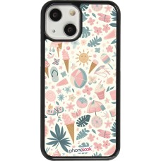 iPhone 13 mini Case Hülle - Sommer Pink Muster