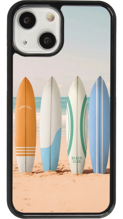 Coque iPhone 13 mini - Summer surfboard 2025