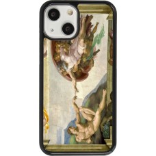 Coque iPhone 13 mini - Tableau art - La Création d’Adam - Michel-Ange