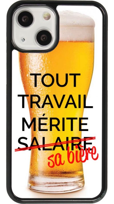 Hülle iPhone 13 mini - Tout travail mérite sa bière