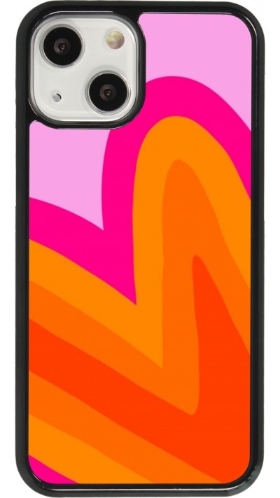 iPhone 13 mini Case Hülle - Valentine 2024 heart gradient