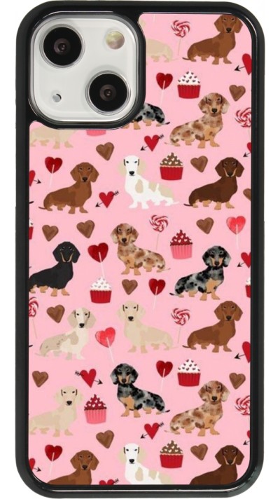 Coque iPhone 13 mini - Valentine 2024 puppy love