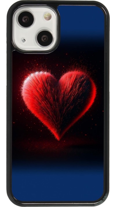 iPhone 13 mini Case Hülle - Valentin 2025 rotes Herz