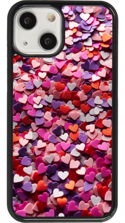 iPhone 13 mini Case Hülle - Valentin 2025 Konfetti