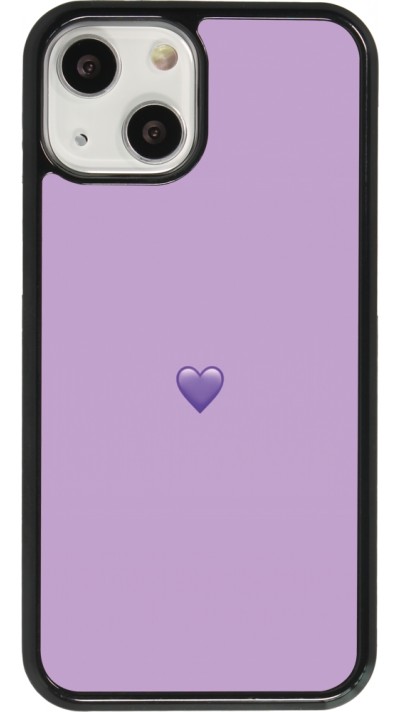 iPhone 13 mini Case Hülle - Valentine 2023 purpule single heart