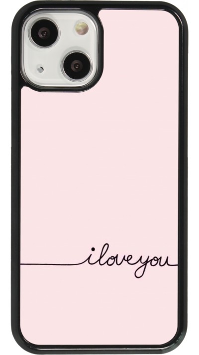 iPhone 13 mini Case Hülle - Valentine 2023 i love you writing
