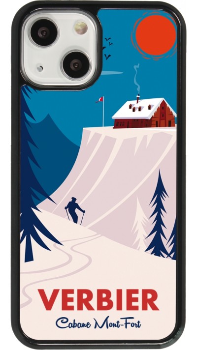 Coque iPhone 13 mini - Verbier Cabane Mont-Fort