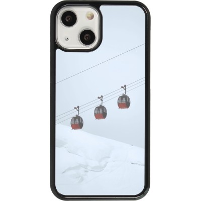 Coque iPhone 13 mini - Winter 22 ski lift