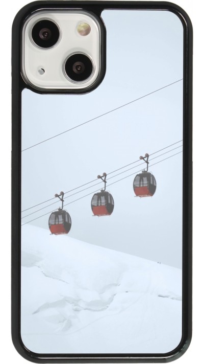 Coque iPhone 13 mini - Winter 22 ski lift