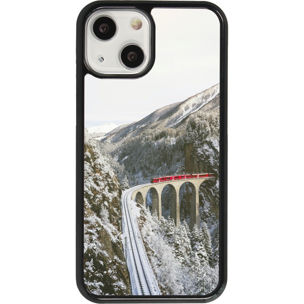 Coque iPhone 13 mini - Winter 25 Winter polar express