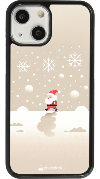 iPhone 13 mini Case Hülle - Weihnachten 2023 Minimalistischer Weihnachtsmann