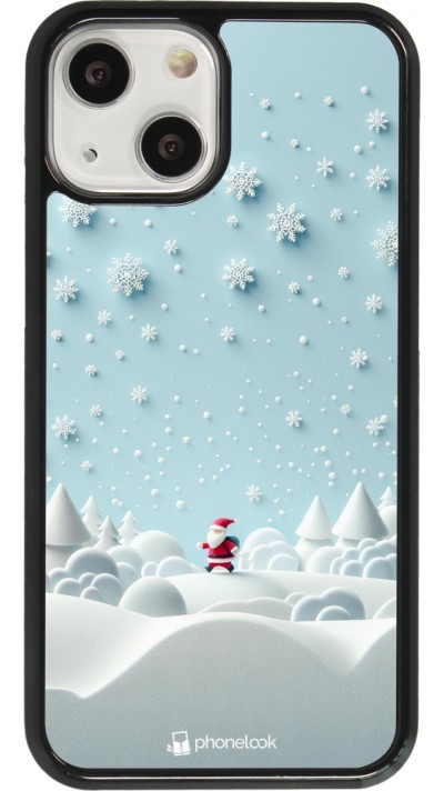 Coque iPhone 13 mini - Noël 2023 Petit Père Flocon
