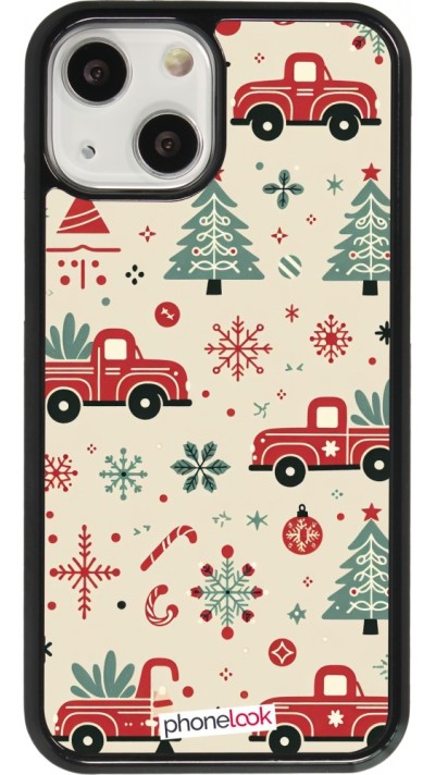 iPhone 13 mini Case Hülle - Weihnachten 2024 Lkw Tanne
