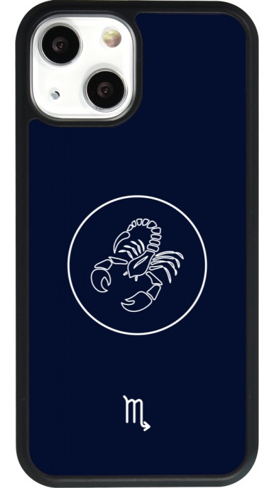 iPhone 13 mini Case Hülle - Silikon schwarz Astrologie Skorpion