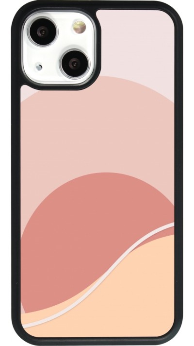 iPhone 13 mini Case Hülle - Silikon schwarz Autumn 22 abstract sunrise