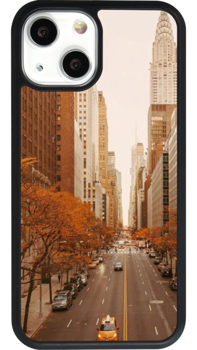 iPhone 13 mini Case Hülle - Silikon schwarz Autumn 2024 New York city