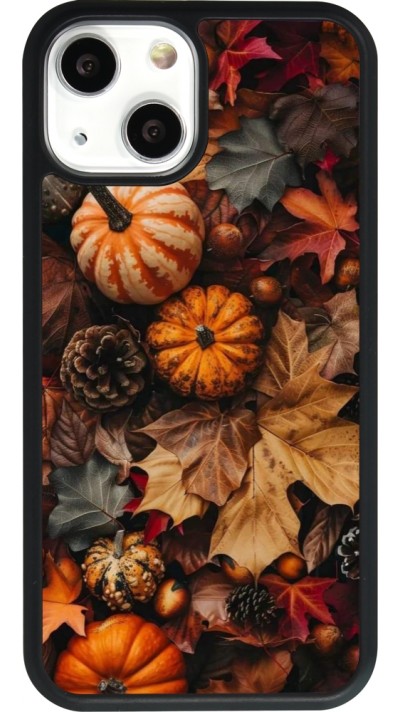 iPhone 13 mini Case Hülle - Silikon schwarz Autumn 25 Pumpkin
