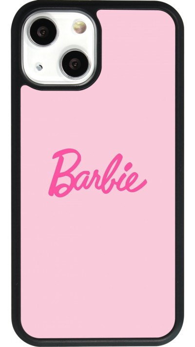 iPhone 13 mini Case Hülle - Silikon schwarz Barbie Text