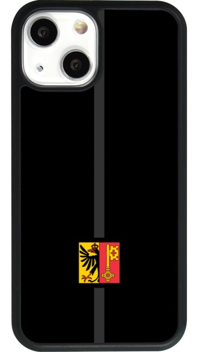 iPhone 13 mini Case Hülle - Silikon schwarz Kanton GE schwarz