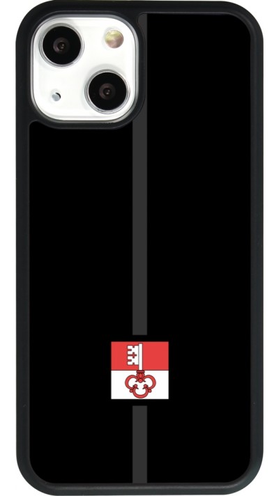 iPhone 13 mini Case Hülle - Silikon schwarz Kanton OW schwarz