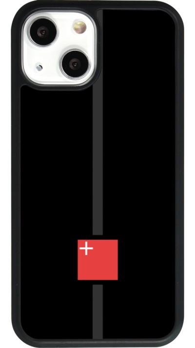 iPhone 13 mini Case Hülle - Silikon schwarz Kanton SZ schwarz