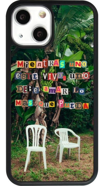 Coque iPhone 13 mini - Silicone rigide noir Chairs DTMF